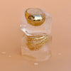 waterproof jewelry gold rings dome