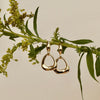 summer earrings gold dangle statement