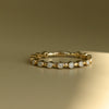 bezel diamond ring gold stacker 14k 10k