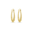 croissant vintage gold hoops earrings