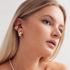 chubby chunky gold hoops huggies ear cuff statement earrings