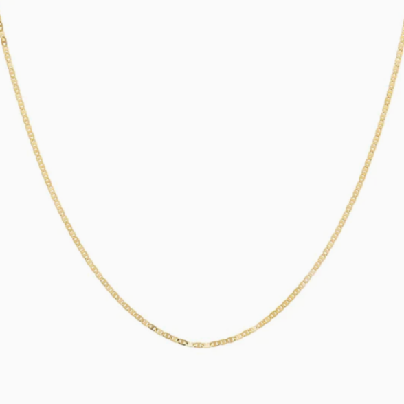 baby gucci mini mariner necklace 14k chain