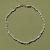 mixed size pearl necklace keshi freshwater