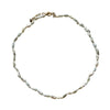 mixed size pearl necklace keshi freshwater