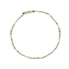 pearl mixed size freshwater necklace summer gold