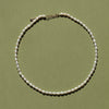 rice bead pearl necklace freshwater 6mm