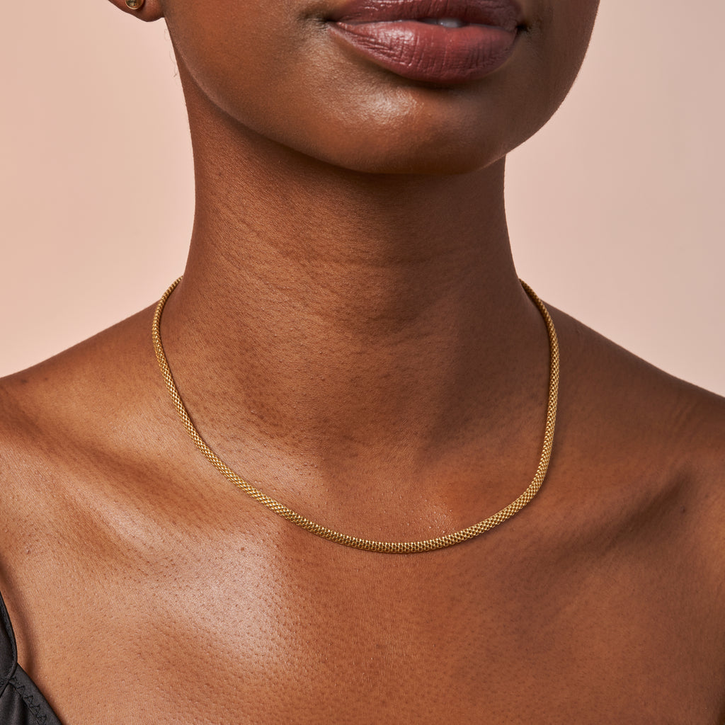 Celeste Gold Necklace by Ixora Jewelers