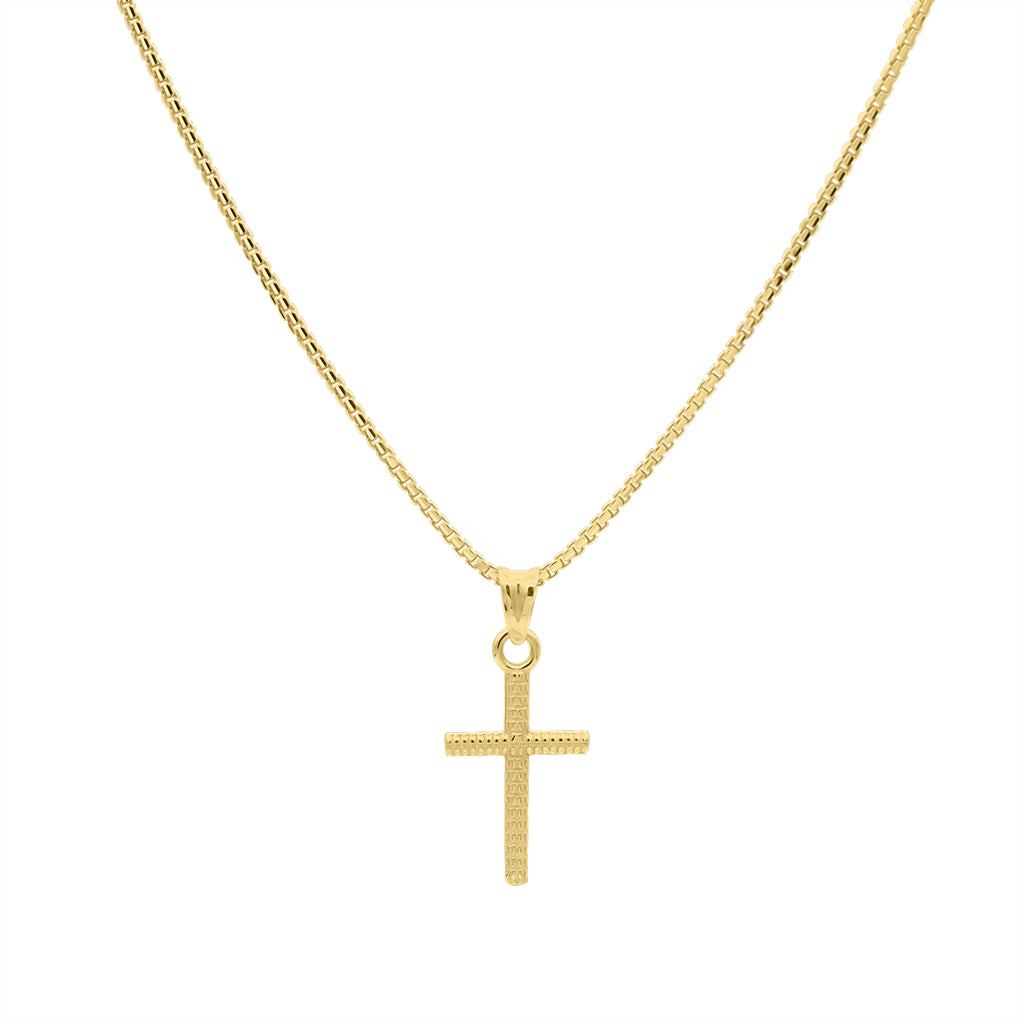 cross pendant gold silver