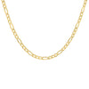 men's chain figaro italian necklace gold silver