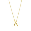 Crossover X Gold Pendant by Ixora Jewelers