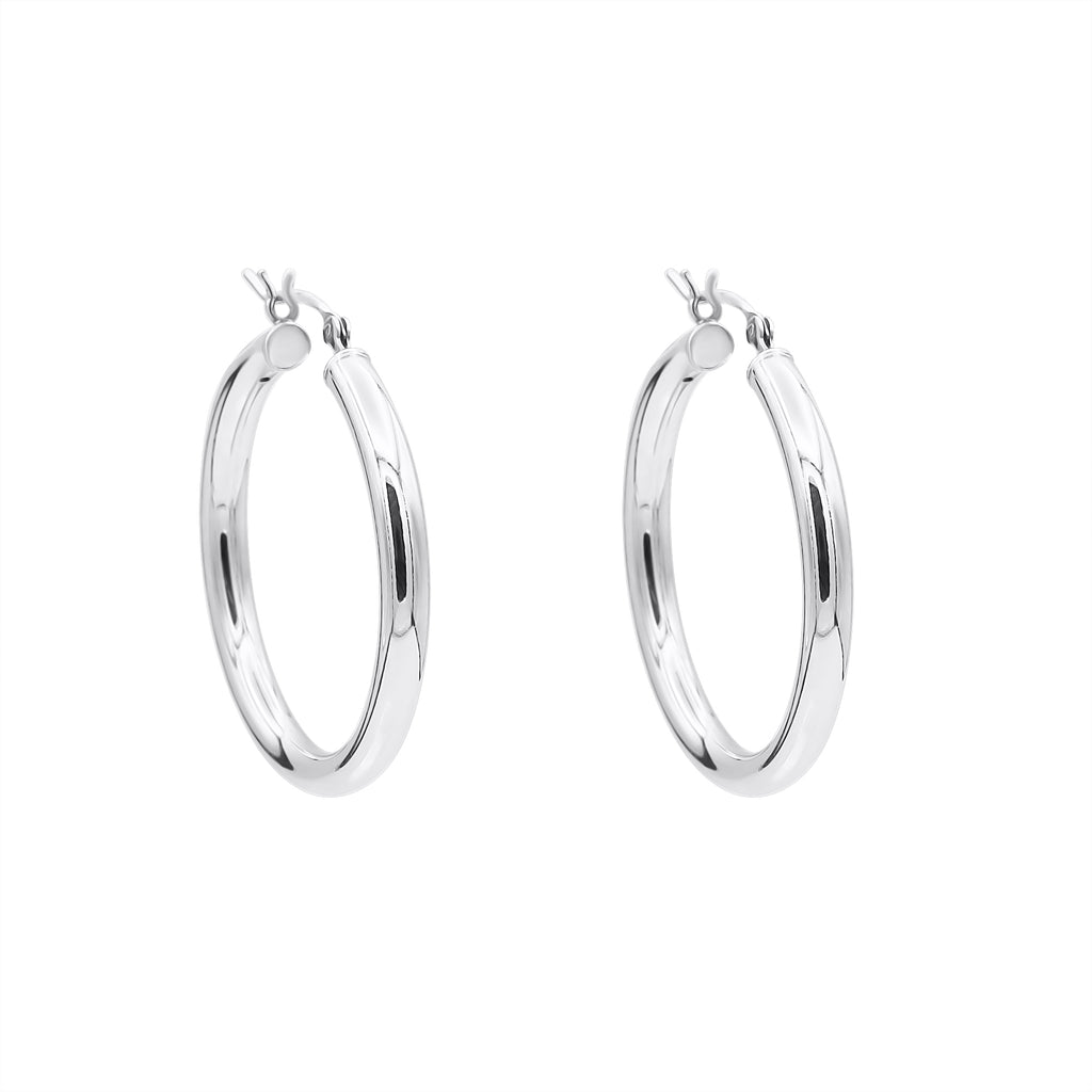 Chunky Hoops | Large by Ixora Jewelers