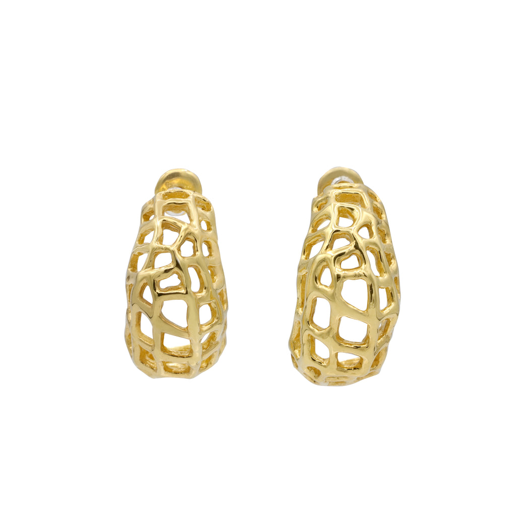 Amalie Gold Earrings by Ixora Jewelers