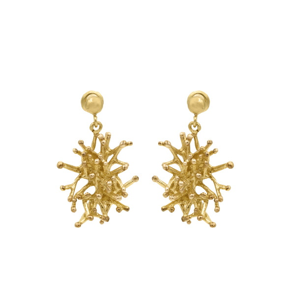 Coral Burst Earrings by Ixora Jewelers