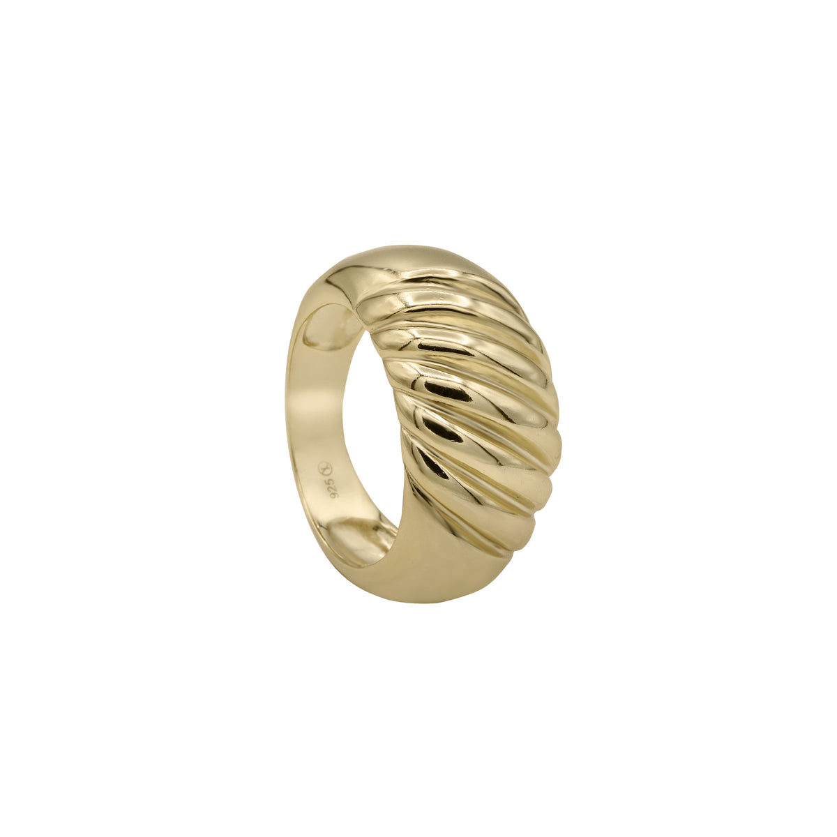 ★DEINET★ SHELL BOLD RING IN GOLD Gold Shell Ring Band - Water Safe & Tarnish Free – Mermaid