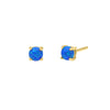 Blue Opal Studs | Gold & Silver by Ixora Jewelers