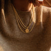 men's chain figaro italian necklace gold silver